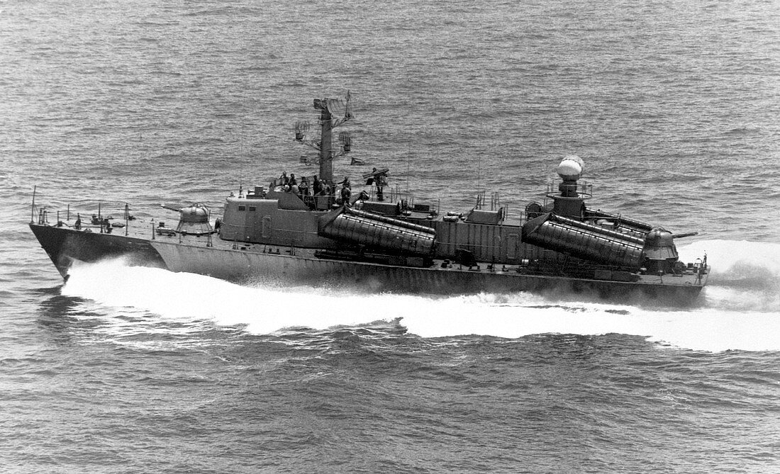 Osa-class missile boat,1984
