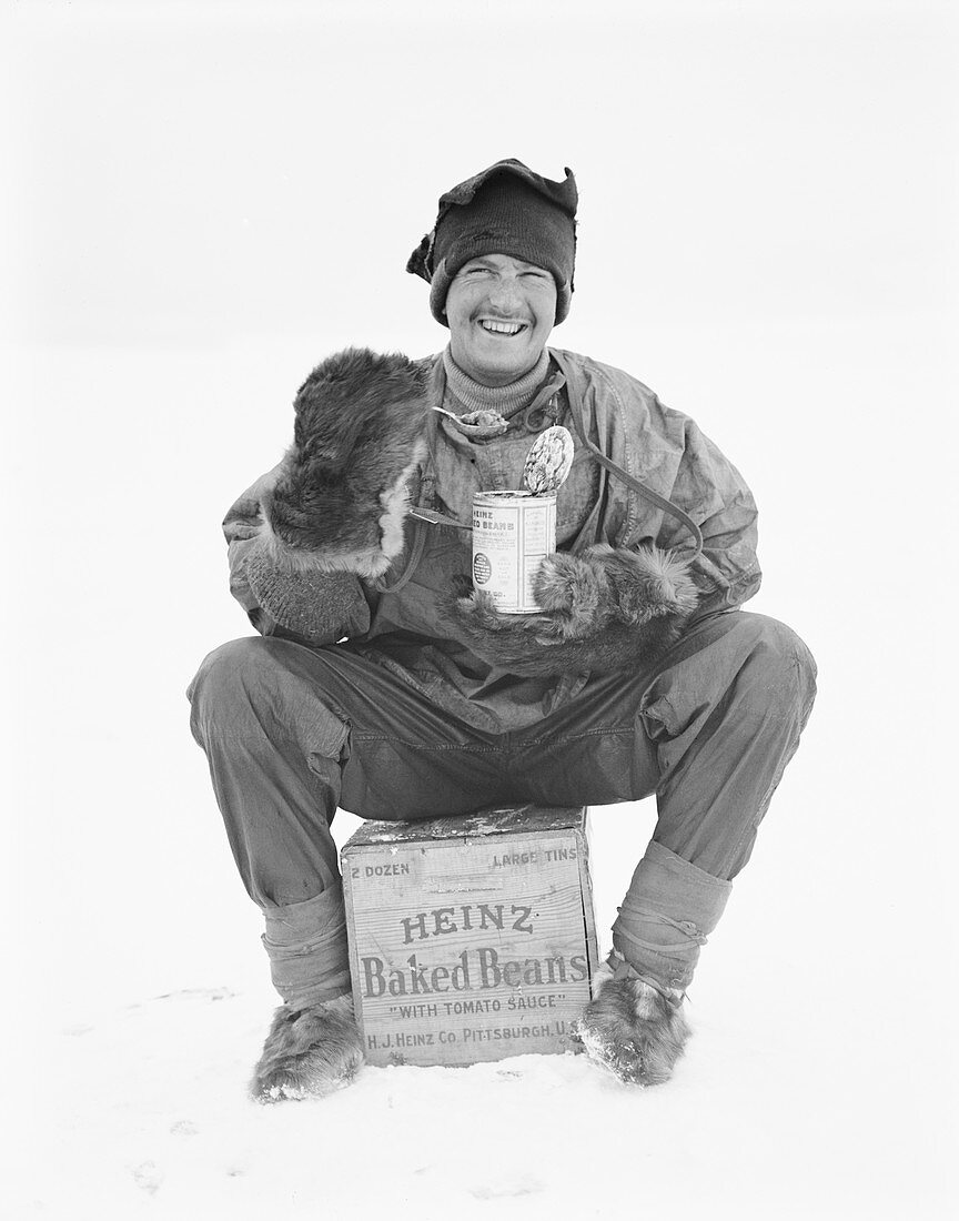 Heinz baked beans in Antarctica,1912