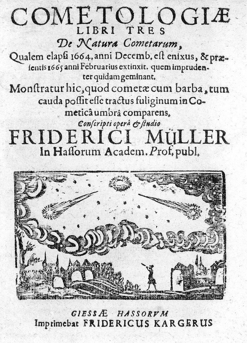 German book on the comet of 1664-5