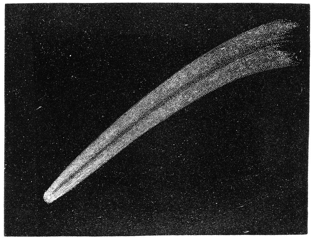 Donati's Comet of 1858,illustration