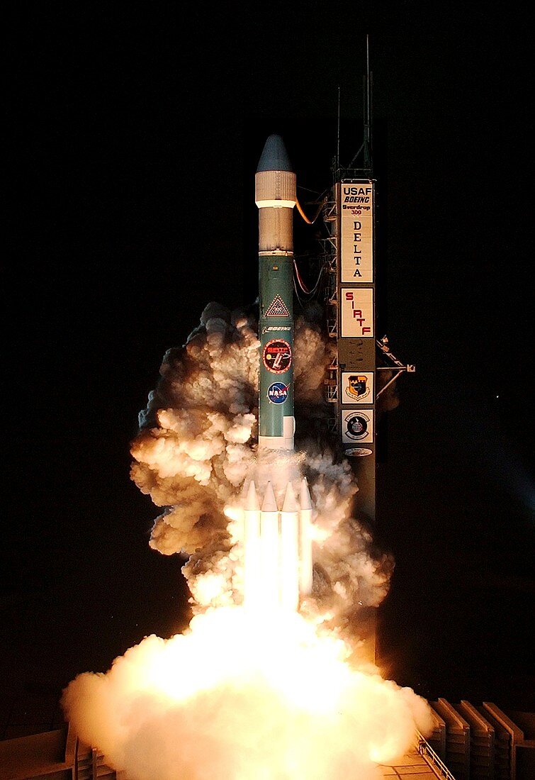 Spitzer Space Telescope launch