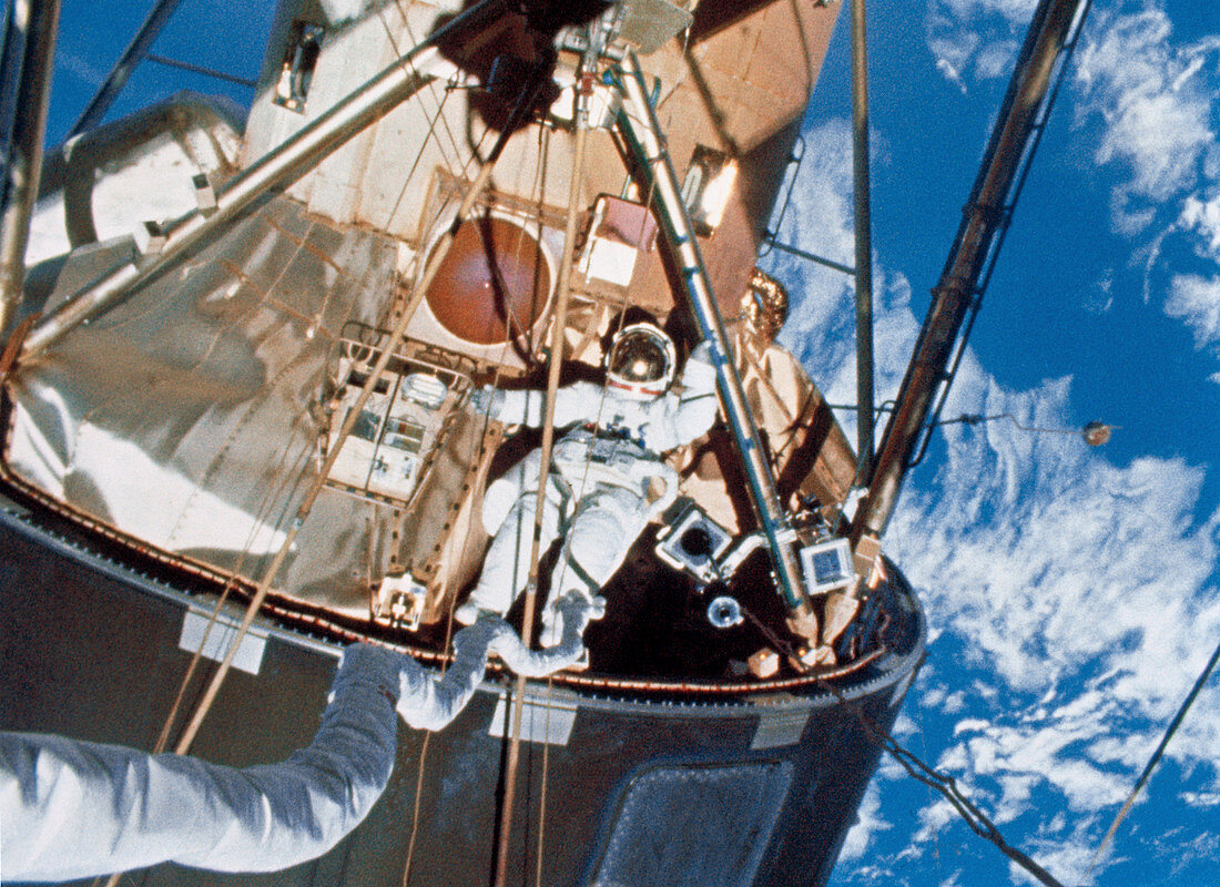 Skylab space station space-walk