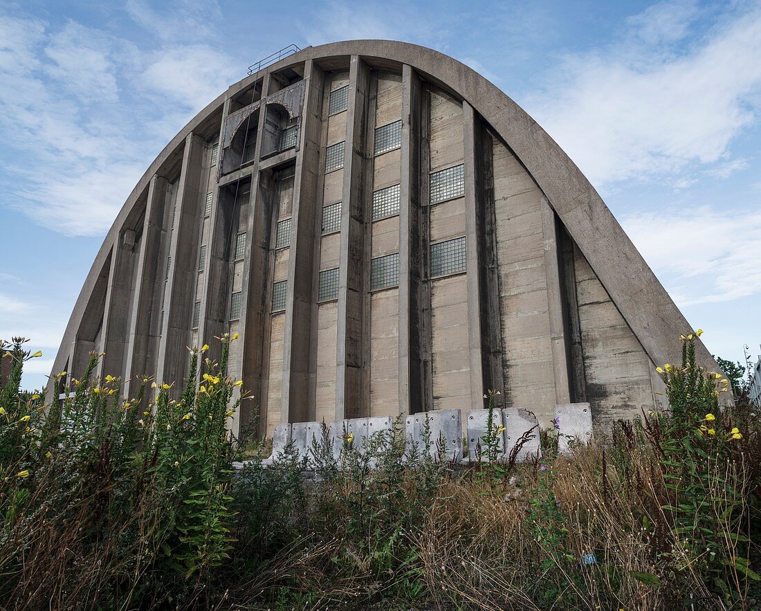 Abandoned sugar silo