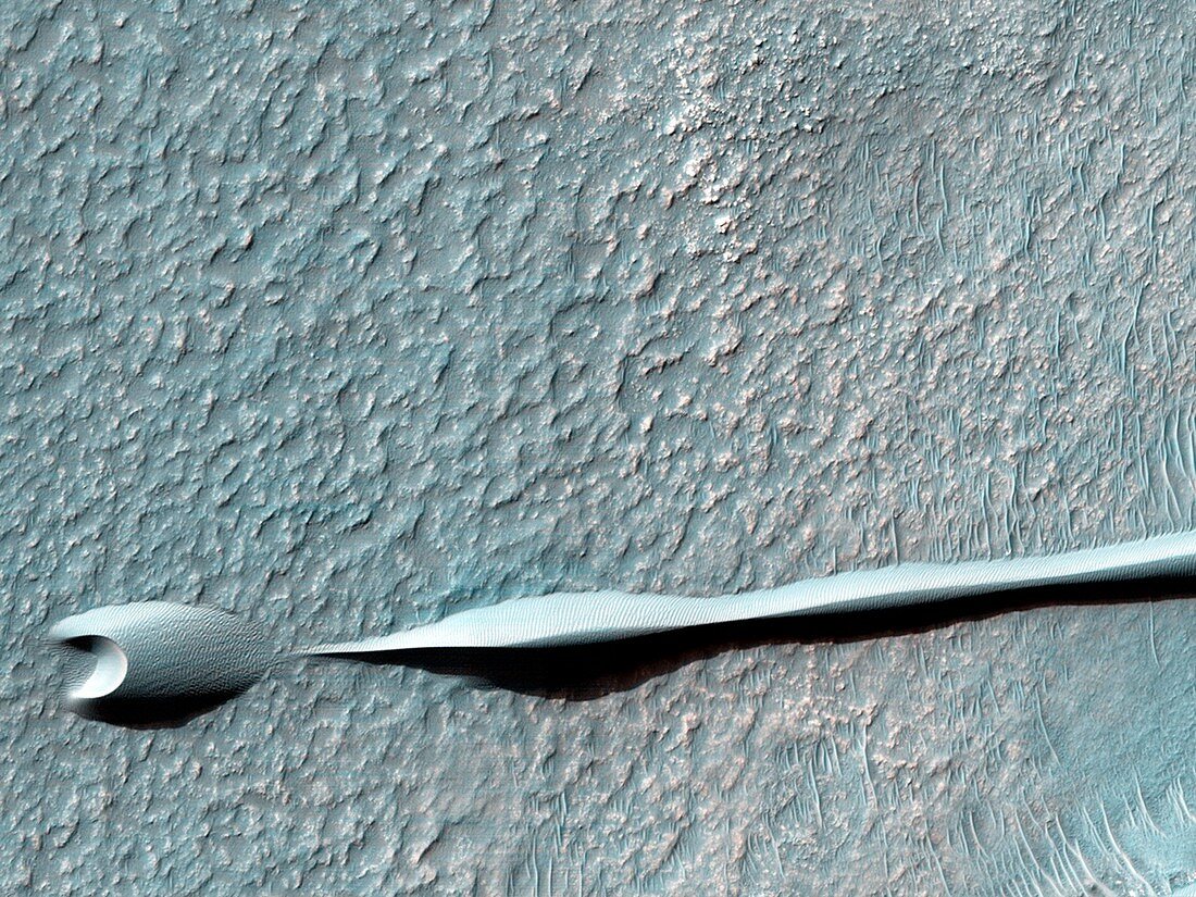 Sand dunes on Mars,MRO image