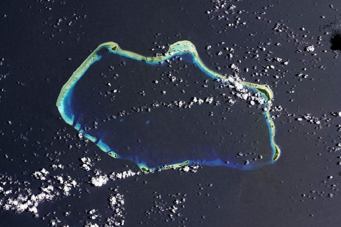 Bikini Atoll,satellite image