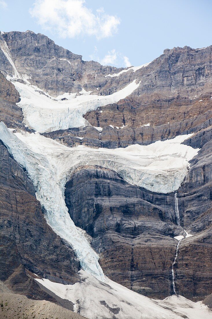 Crowfoot glacier,Canadian Rockies