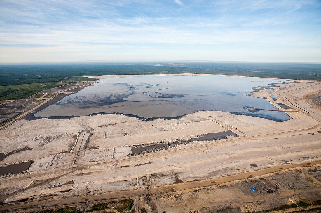 tailings pond,Fort McMurray,Canada