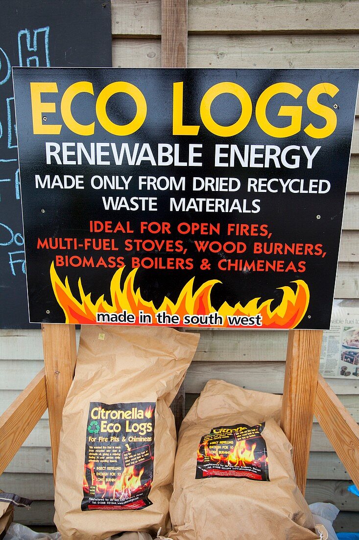 Citronella eco logs,recycled waste