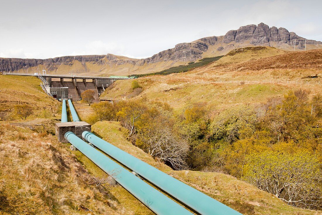 Loch Leathan hydro power station,UK