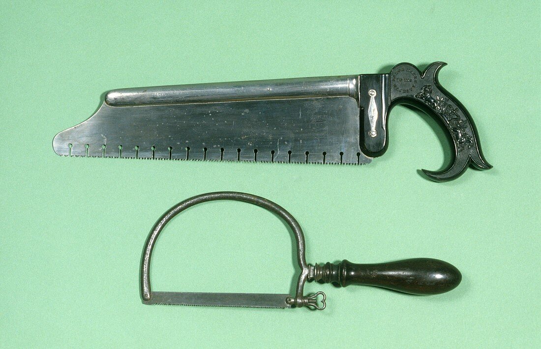 Amputation saws,19th century