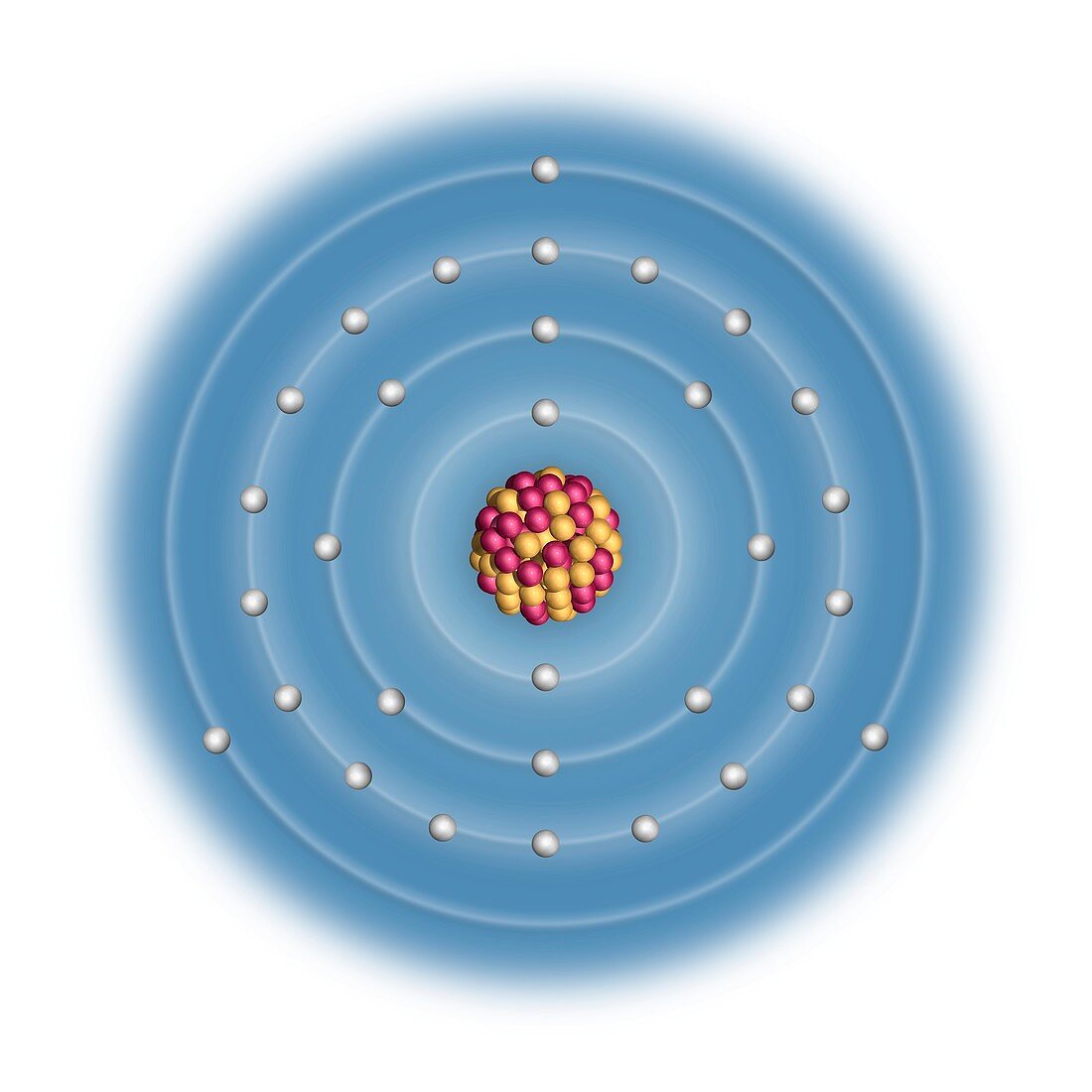 Gallium,atomic structure