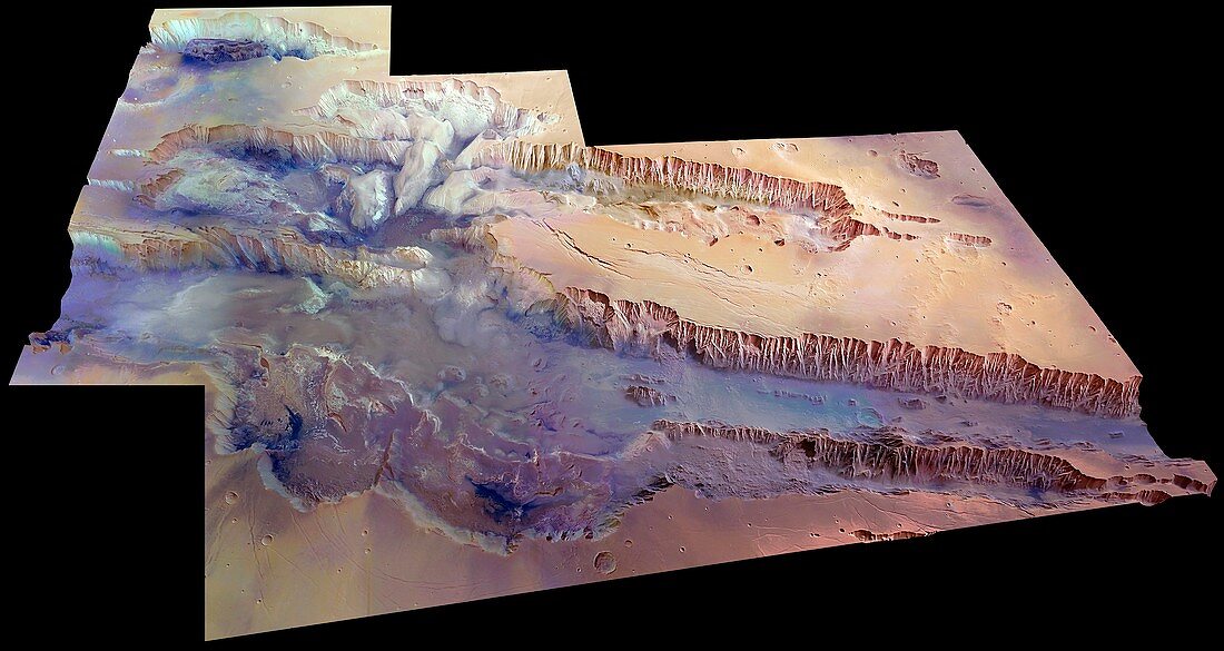 Valles Marineris,Mars Express composite
