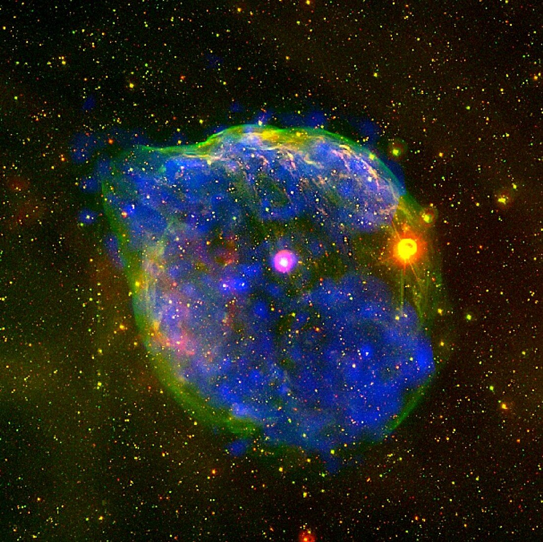 Wolf-Rayet bubble,X-ray composite