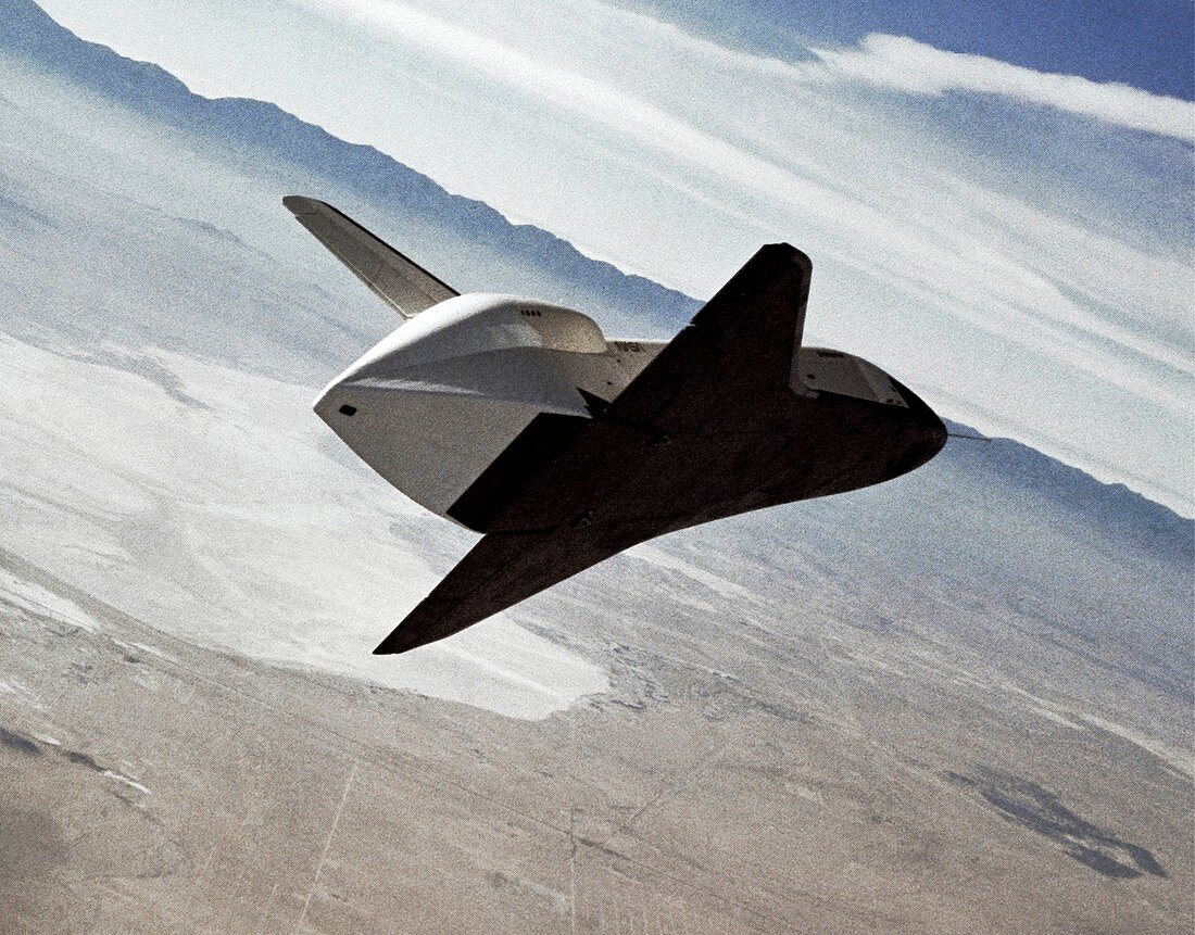 Space Shuttle Enterprise test flight