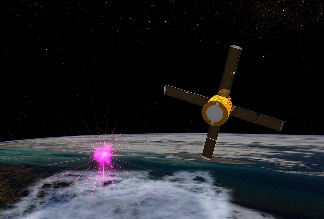 Terrestrial gamma-ray flash,illustration
