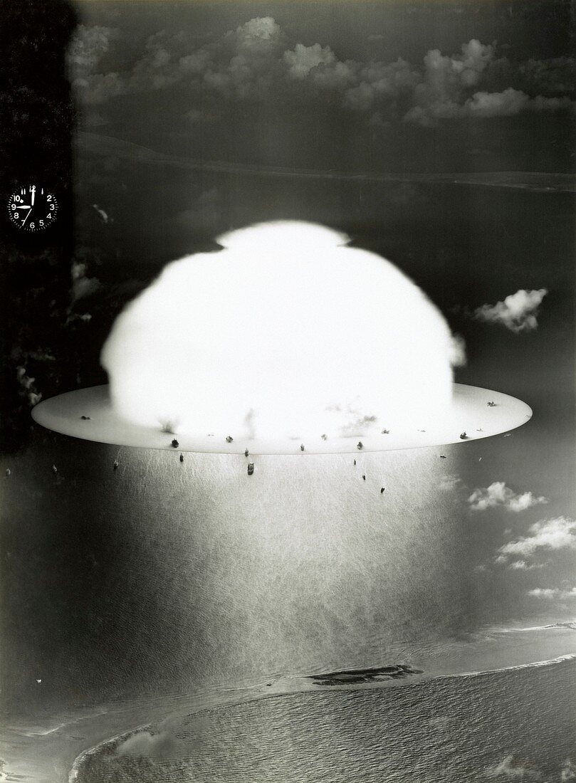 Operation Crossroads atom bomb test,1946