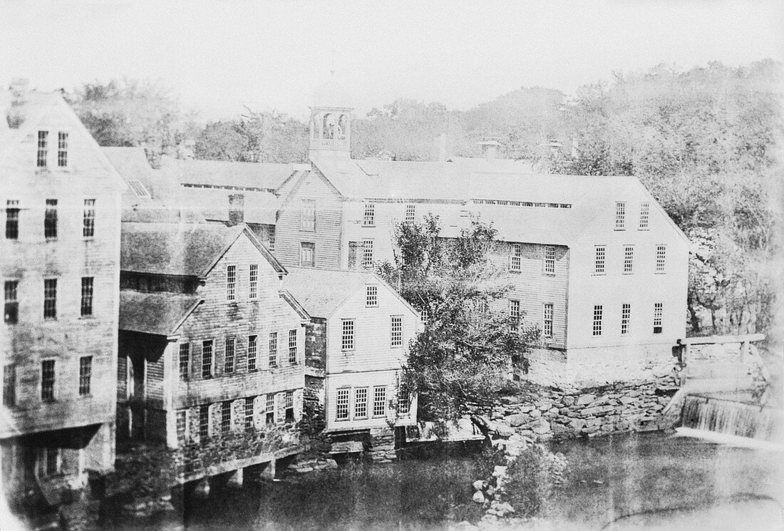 Slater cotton mill,19th century