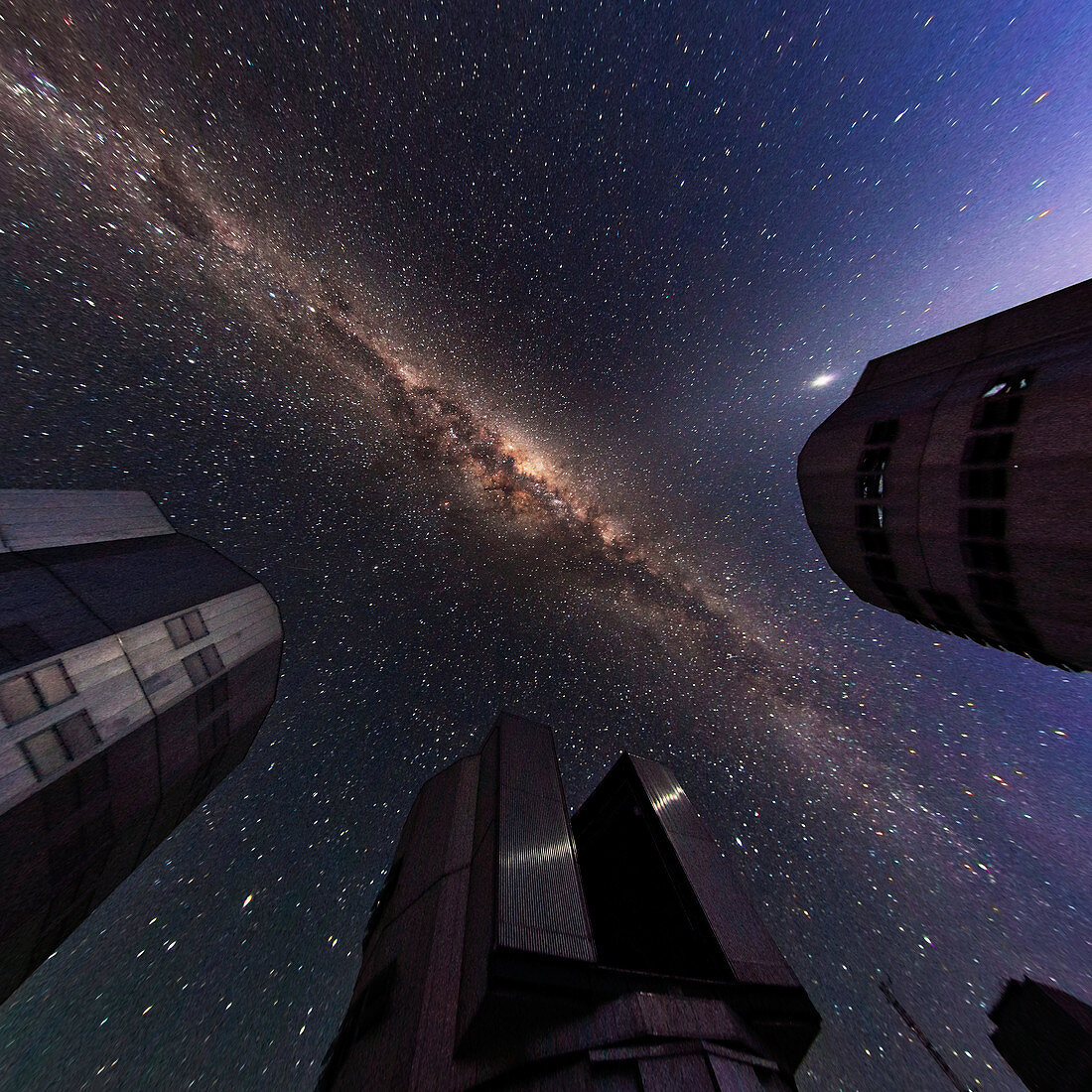 Milky Way over the Very Large Telescope