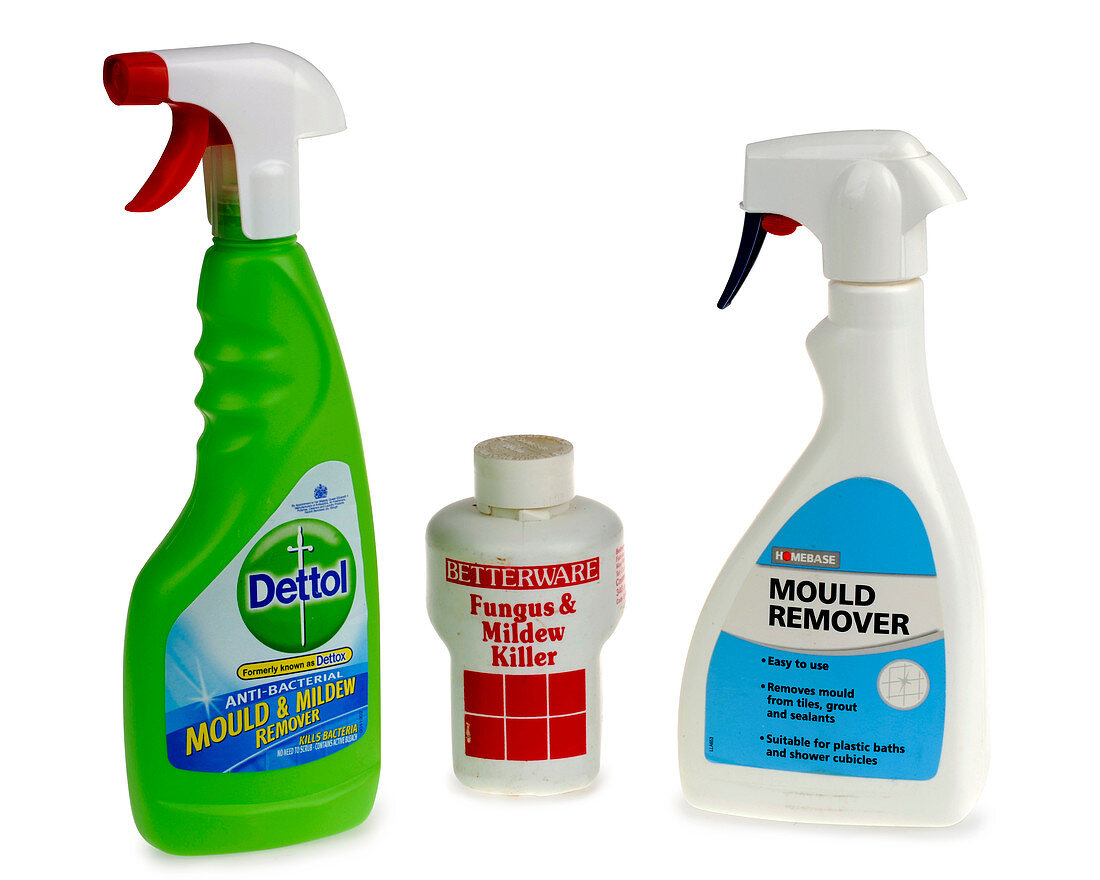 Mould and mildew removers