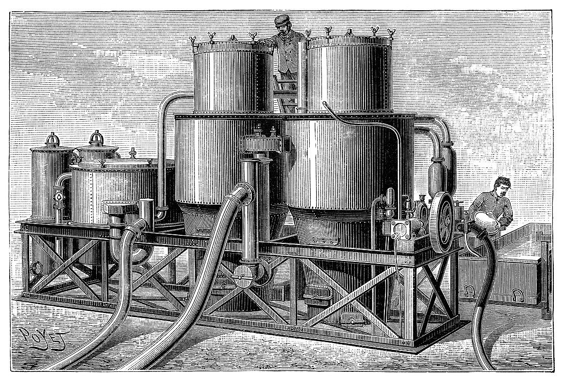 Hydrogen gas production apparatus,1890s