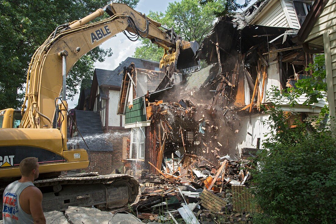 Vacant home demolition