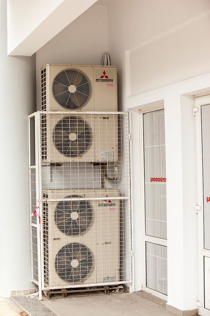 Air conditioning units on Lemnos,Greece