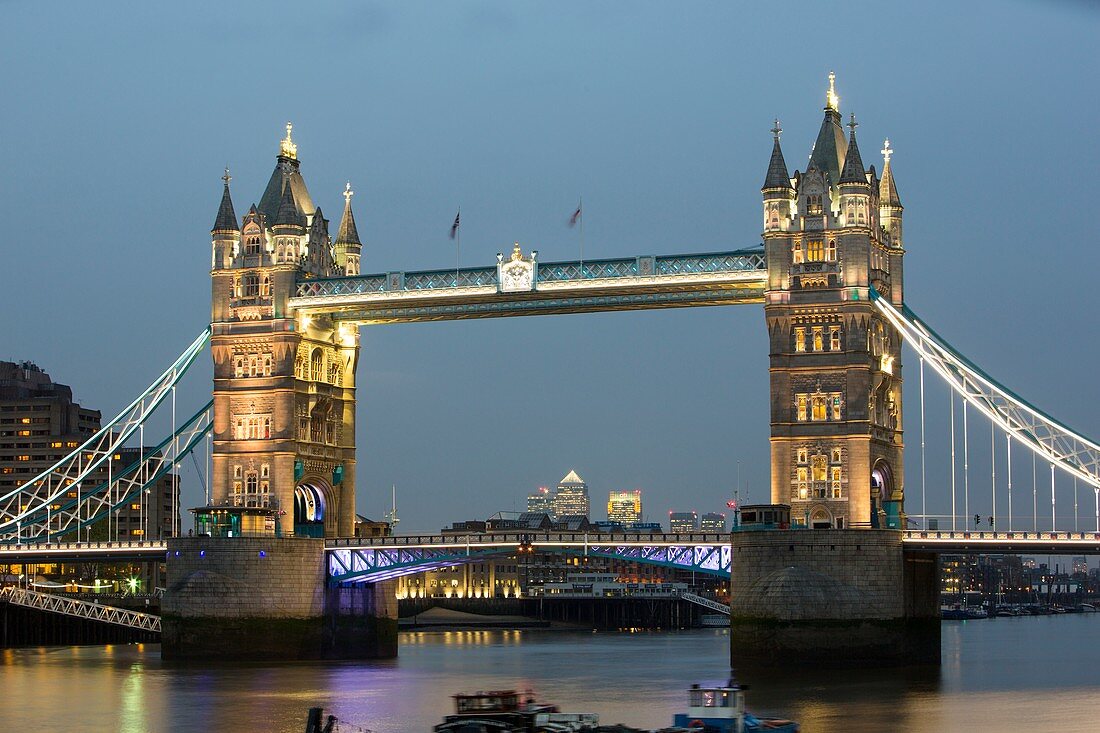 Tower Bridge across the River Thames