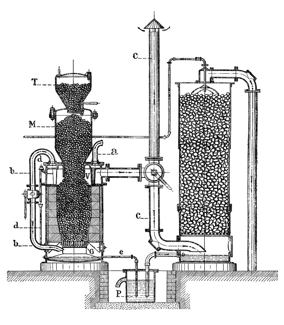 Gasification unit,illustration