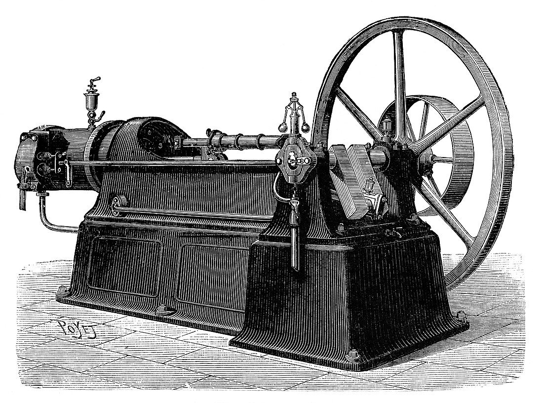 Ravel gas engine,19th century