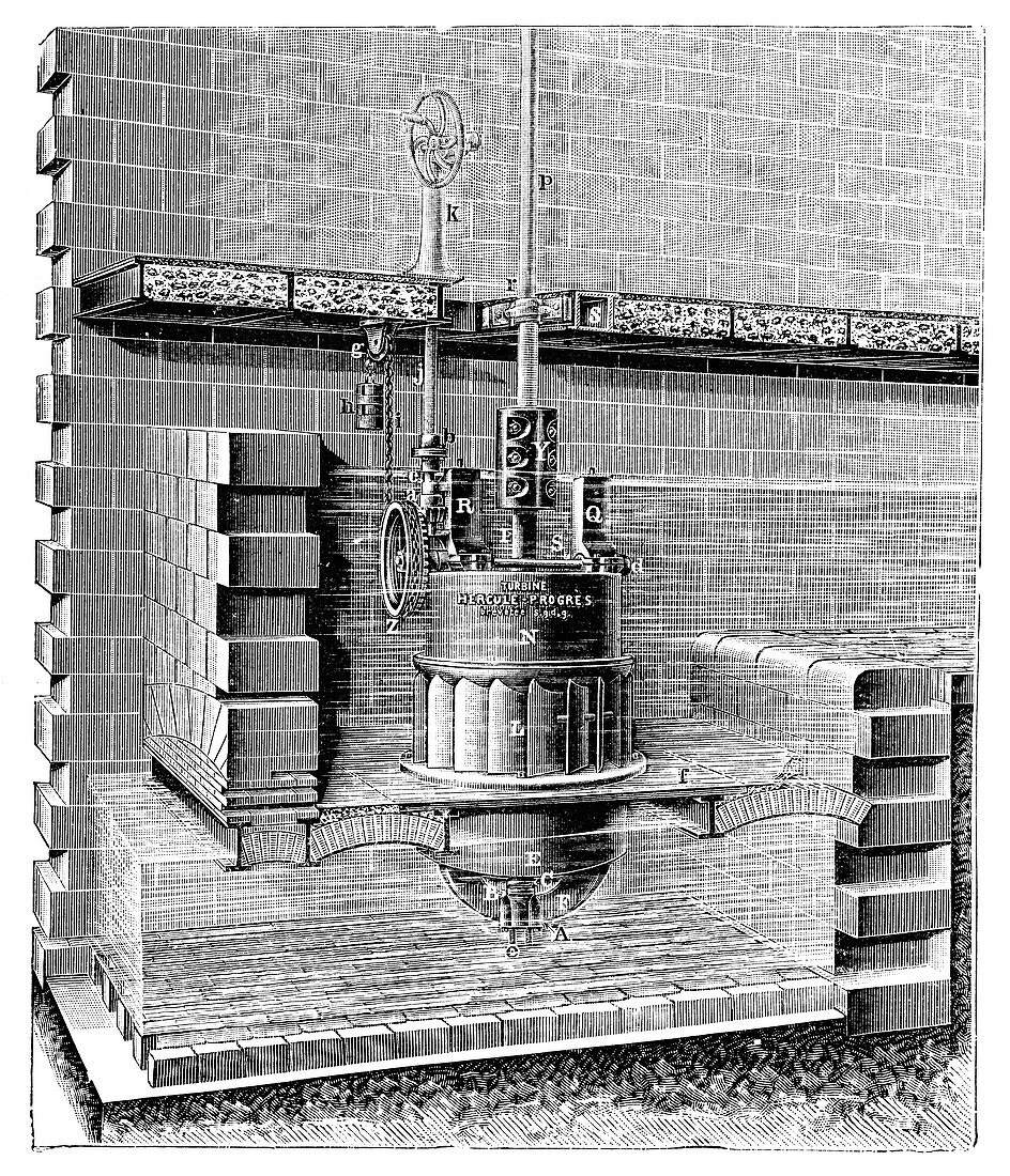 Hercule-Progres turbine,1890s