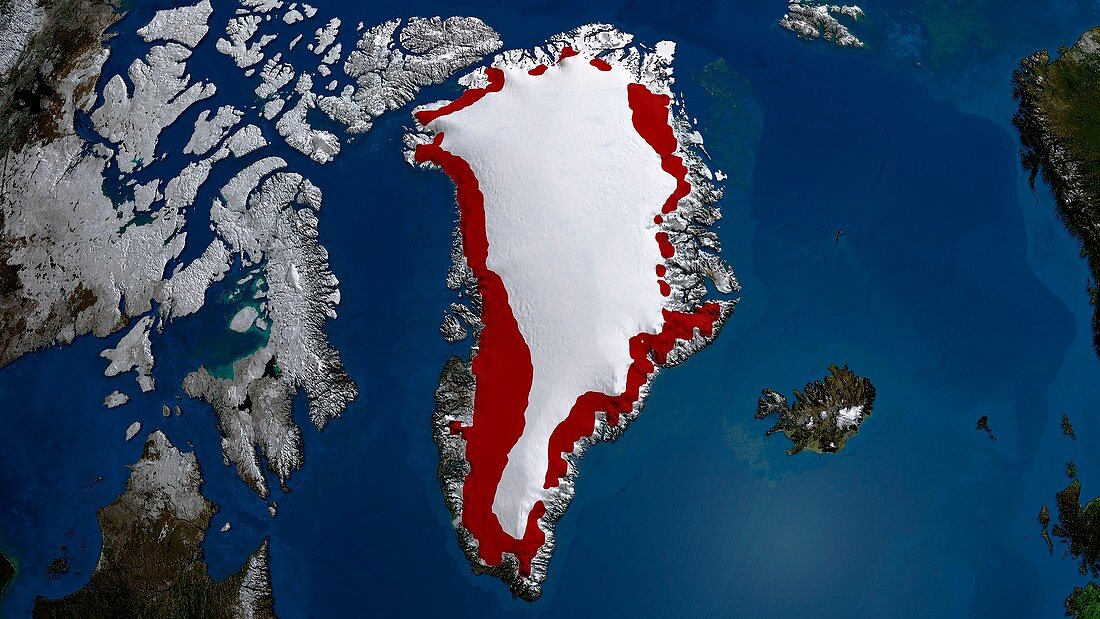Greenland ice melt,1990