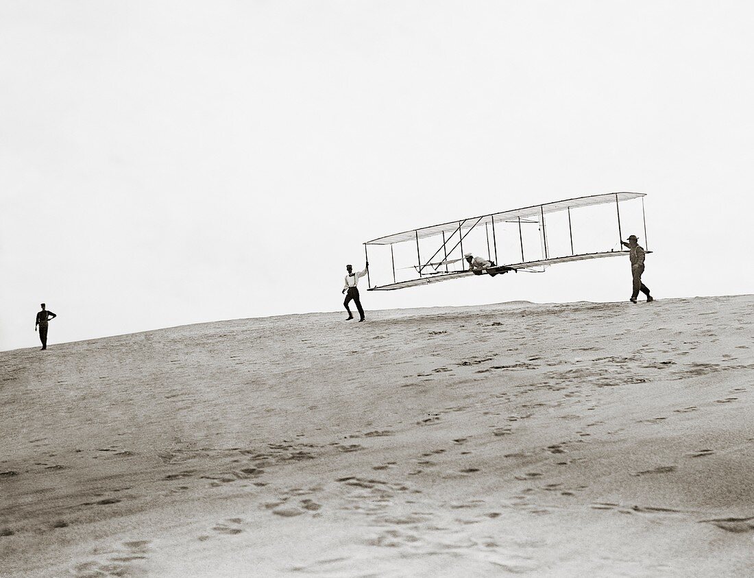 Wright brothers Kitty Hawk glider,1902