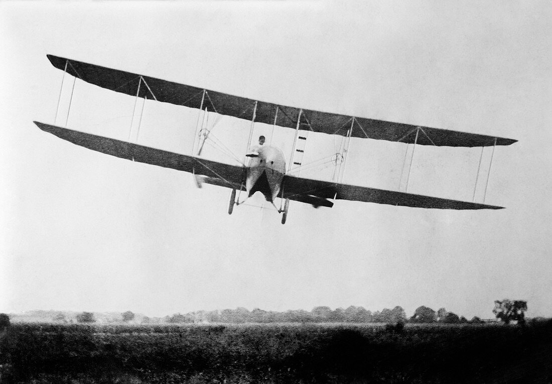 Wright Model H airplane,1914