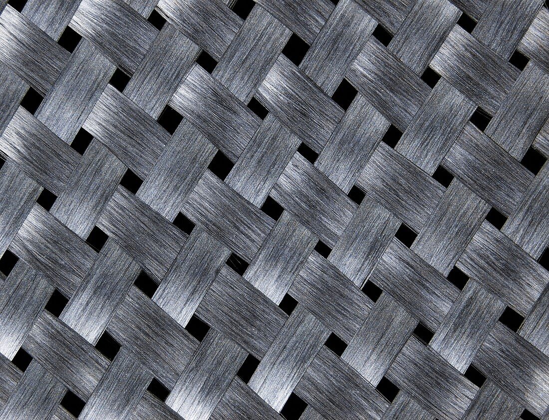 Carbon fibre fabric,Macrophotograph