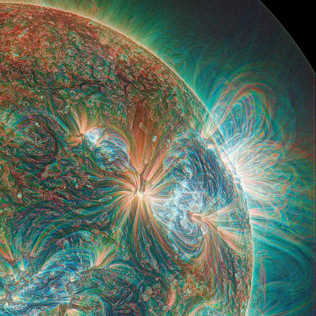 Solar activity,SDO image