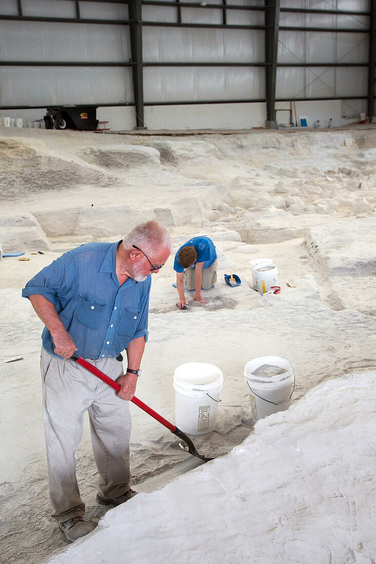Ashfall Fossil Beds excavation