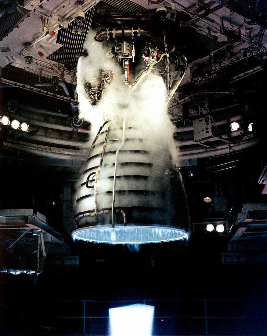 Space Shuttle engine testing,1981