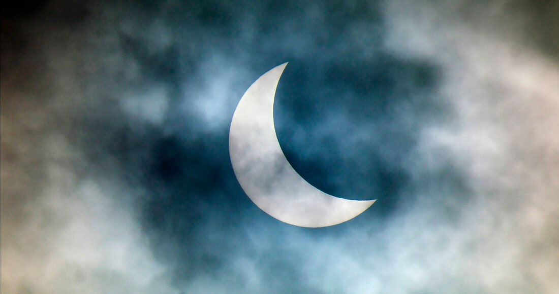 Cloudy solar eclipse,20th March 2015