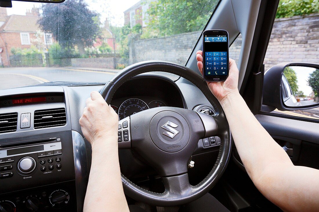 Phone use while driving