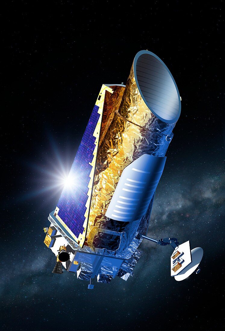 Kepler space telescope,illustration