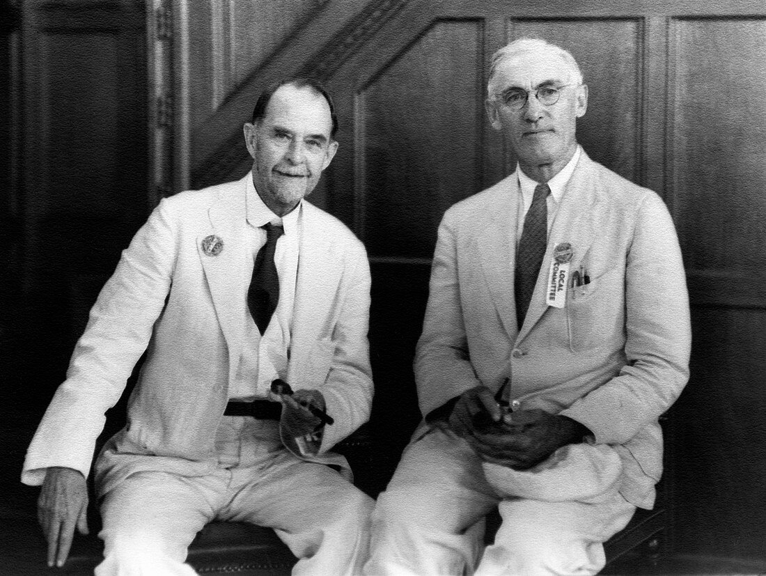 Morgan and Emerson,US geneticists