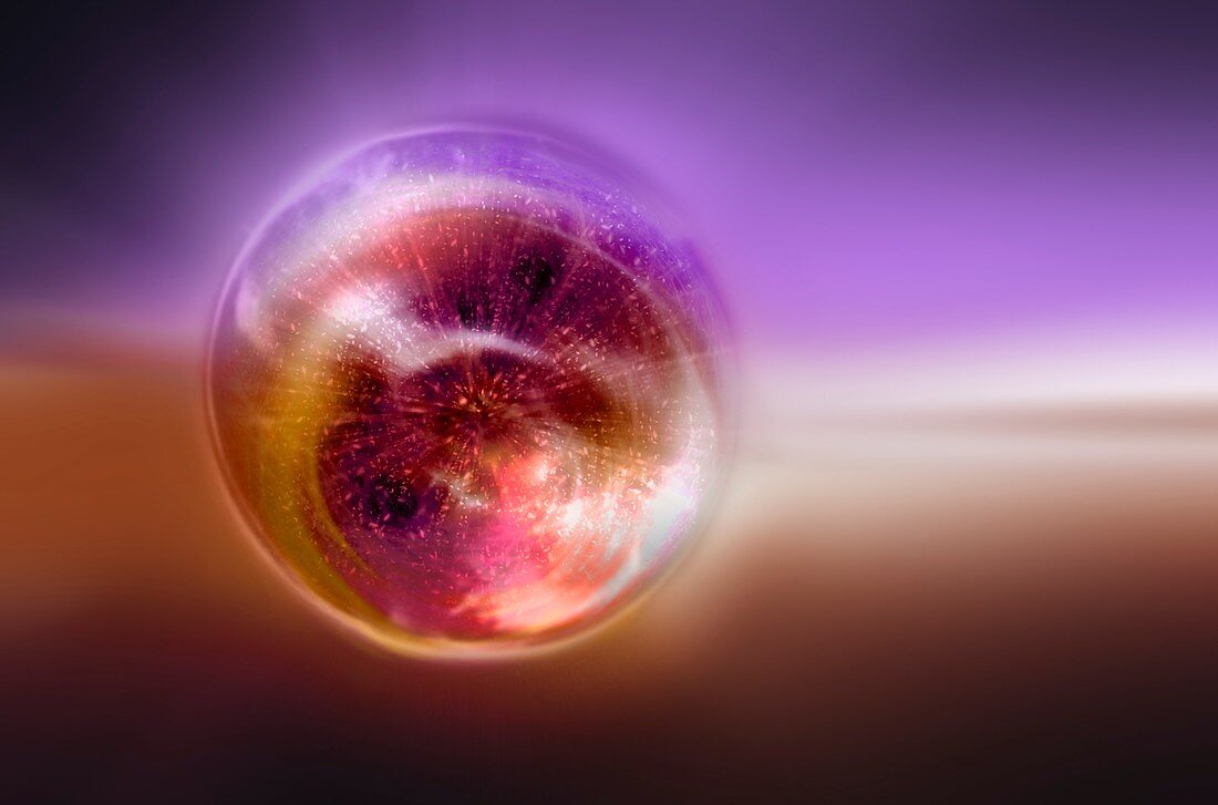Bubble universe,illustration