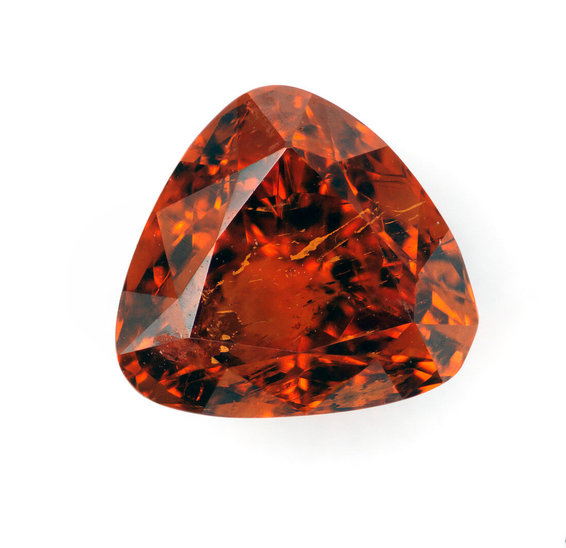 Cut Spessartine gemstone