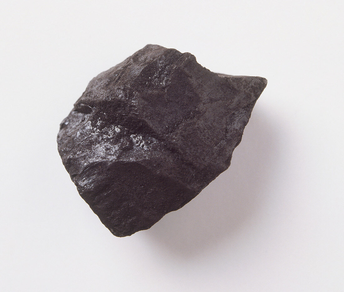 Lump of coal,close up