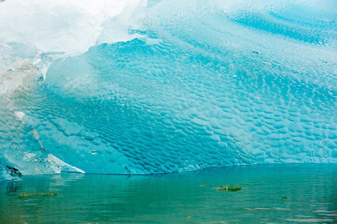 An iceberg from a glacier in Svalbard