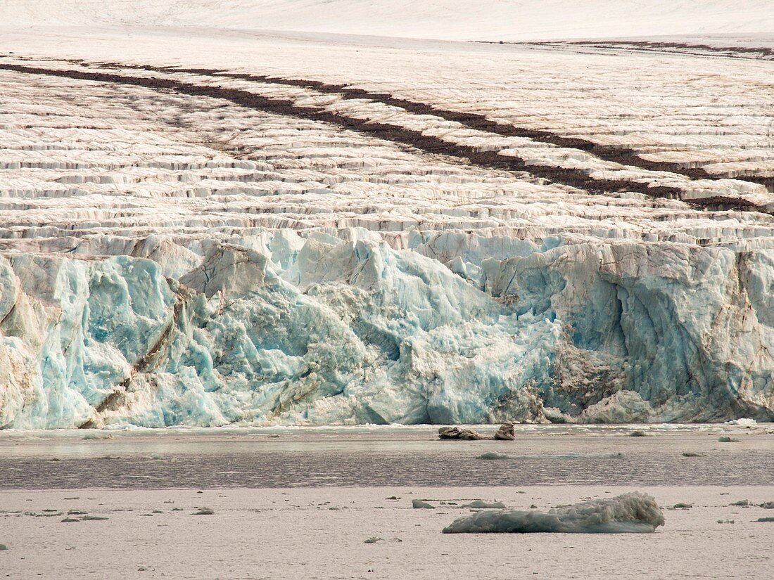 A glacier in Svalbard