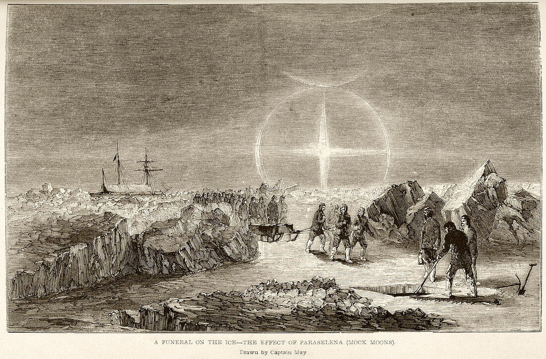 Arctic funeral and moon dogs,1859