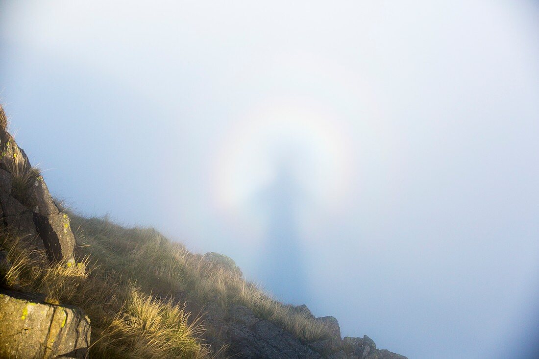 A Broken Spectre on Red Screes