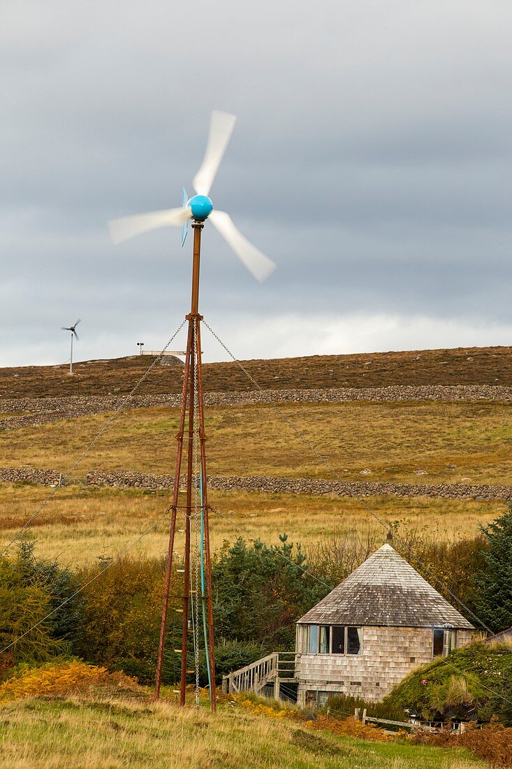 A croft powered by wind and solar