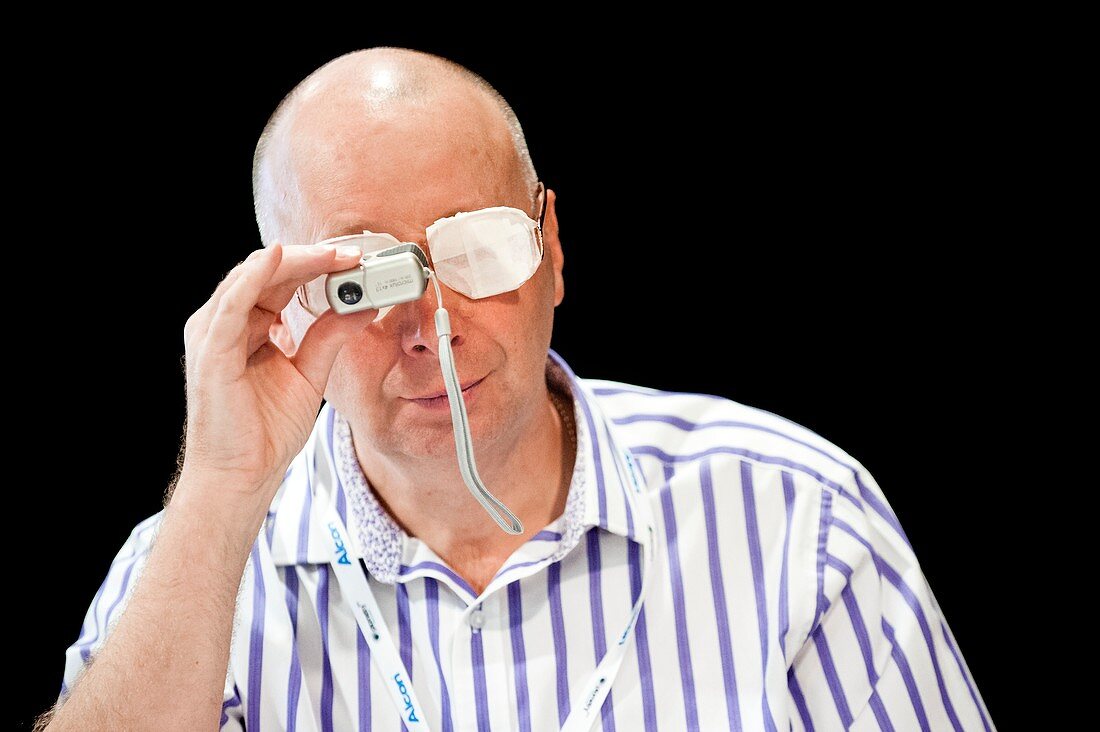 Optometry lens demonstration